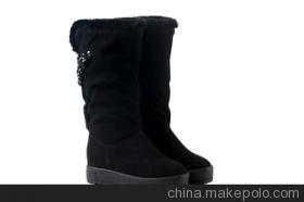 莆田品牌鞋獨具匠心 莫蕾蔻蕾系列中通反毛皮醇厚底內里加毛女款單靴、棉靴深度解析